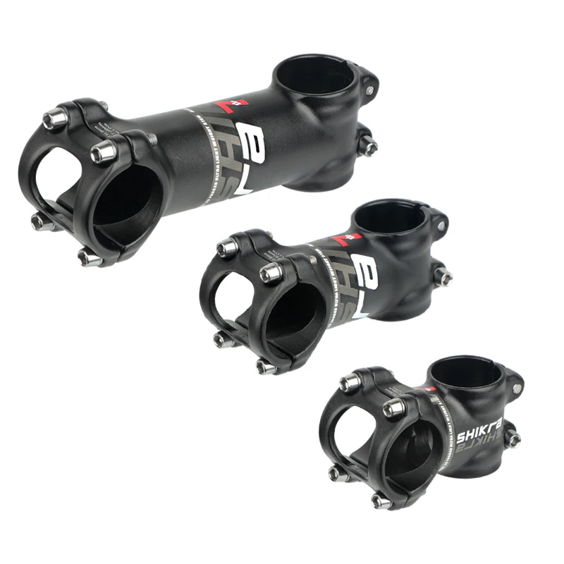 SHIKRA Bicycle Stem Road Mountain Bike Power Mtb Handlebar Negative Table 45/55/60/70/80/90/100/110MM Stem Riser 31 8 Bridge