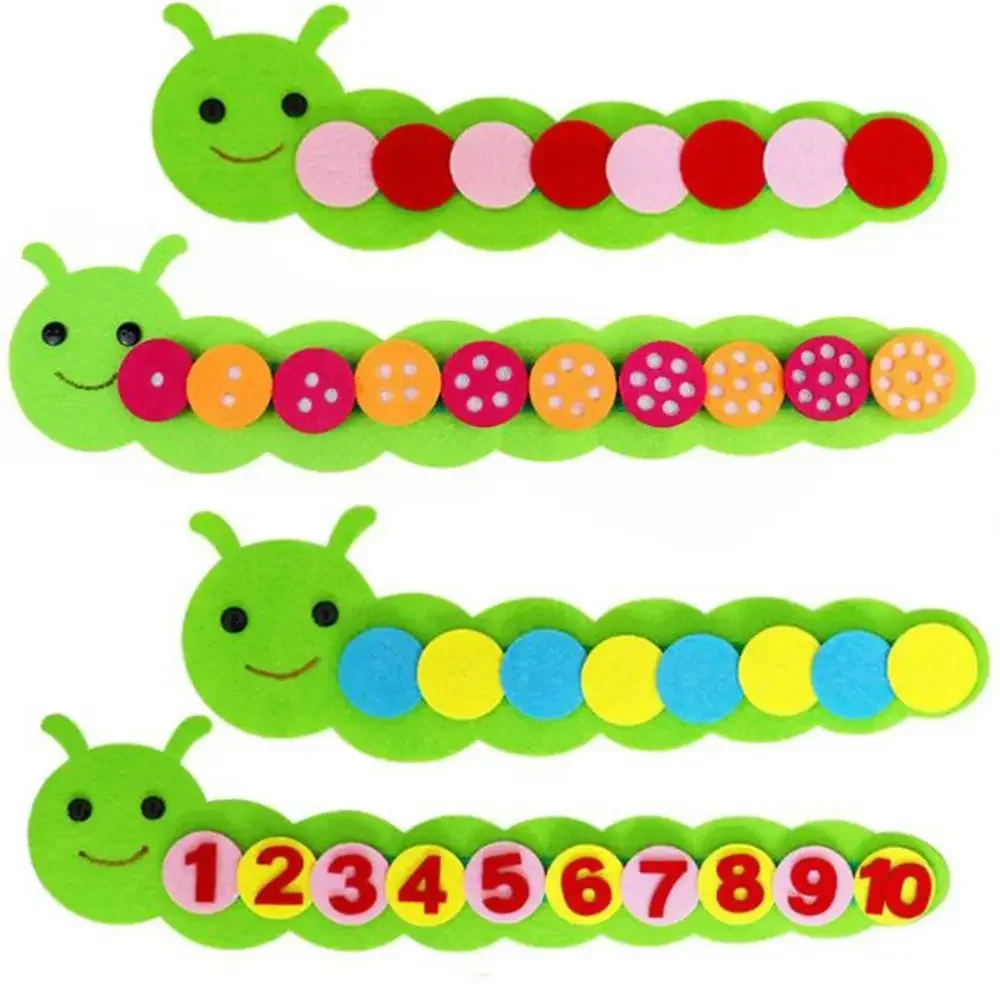 

Montessori Toys Children's Hand-made Caterpillar Educational Math Toys Kindergarten Teaching Aids Kids Early Learning Toys