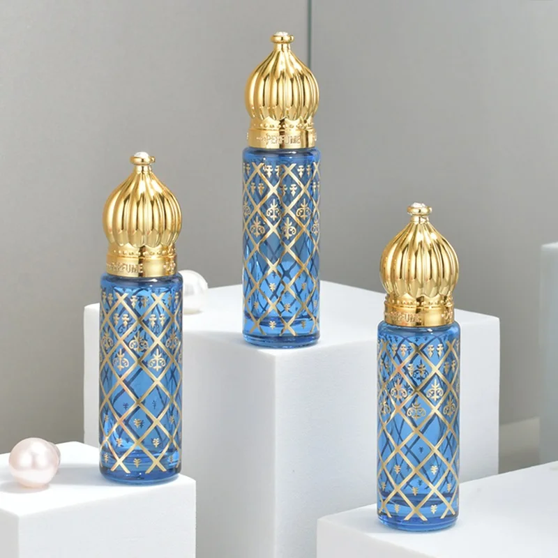 Compact Reusable Glass Rollerball Perfume Dispenser