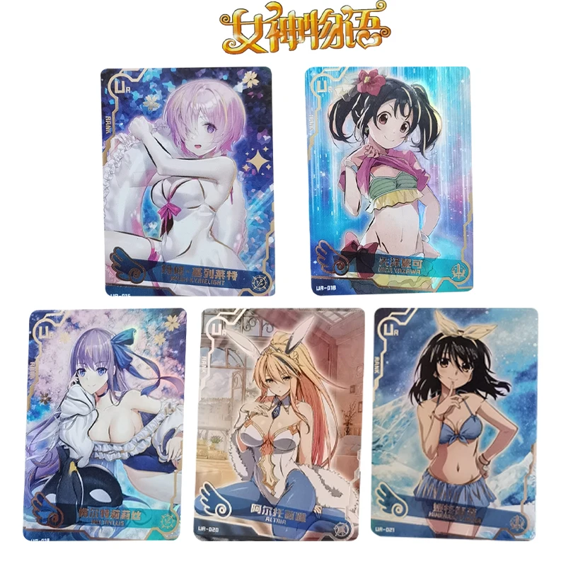 

New Goddess Story Ur Rare Collection Card Sexy Bikini Party Board Game Card Tcg Childrens Anime Cartoon Toy Kawaii Birthday Gift