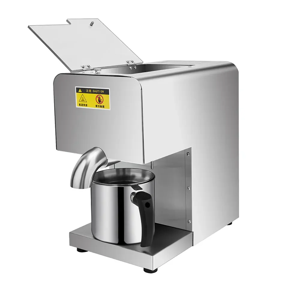 Intelligent Touch Screen 500W Oil Press Machine Automatic Oil Extractor Organic Expeller Cold/Hot Press