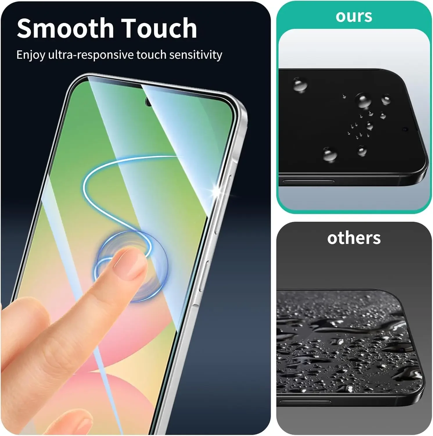 Tempered Glass Screen Protector For Samsung Galaxy S25 S24 S23 Plus Ultra 23FE S25Edge A56 M56 F56 A04S A23 A26 A36 SS10e S20FE