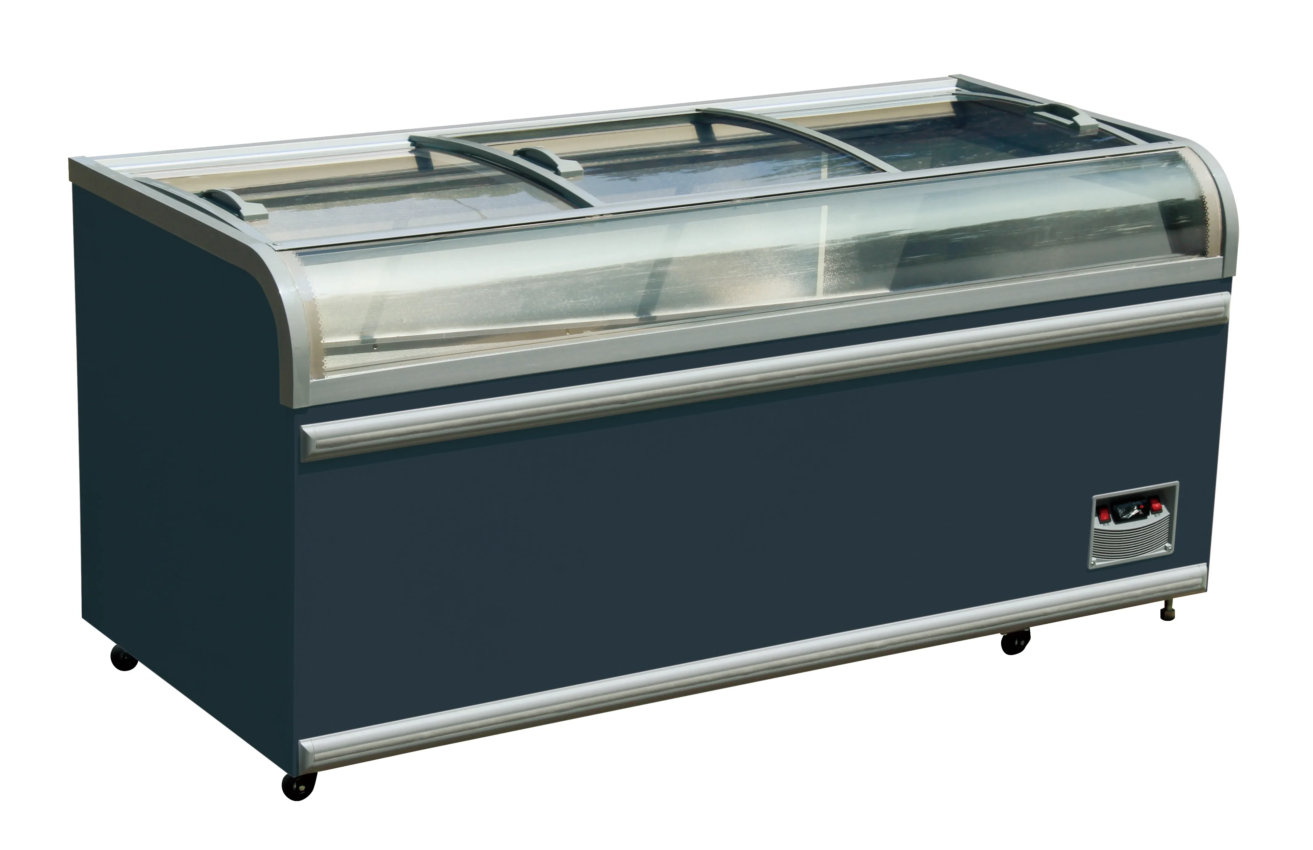 Commercial Horizontal Deep Chest Freezer Frozen Food Big Capacity Display Refrigeration Equipment For Supermarket - Image 4