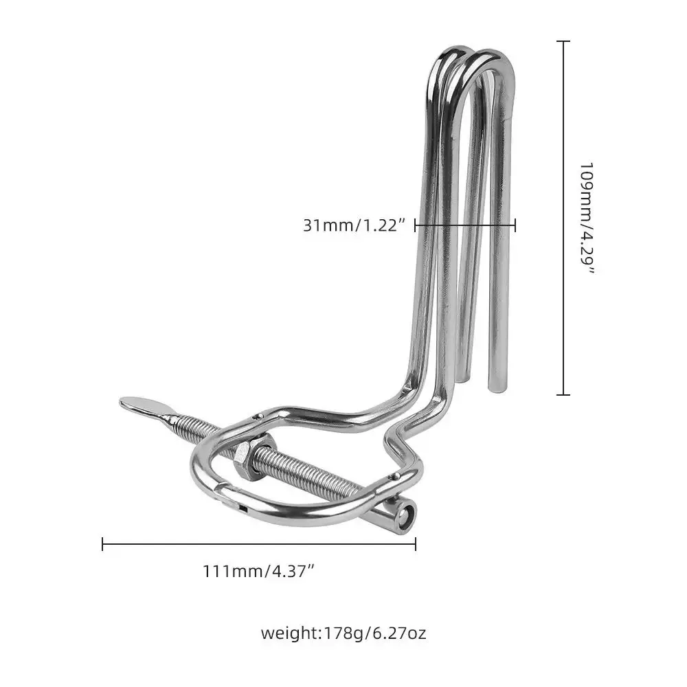 BDSM New Arrival Adjustable Stainless steel Dilator Vaginal Anus Clamp Anal Plug Speculum Butt Plug Anal Sex Toys For Women Men — view 4