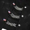 NEW 4pcs/set metal Motorcycle Vest Extenders Biker Clothing Chainmail For Motor Vest Jacket Extender Buttons Buckles 5