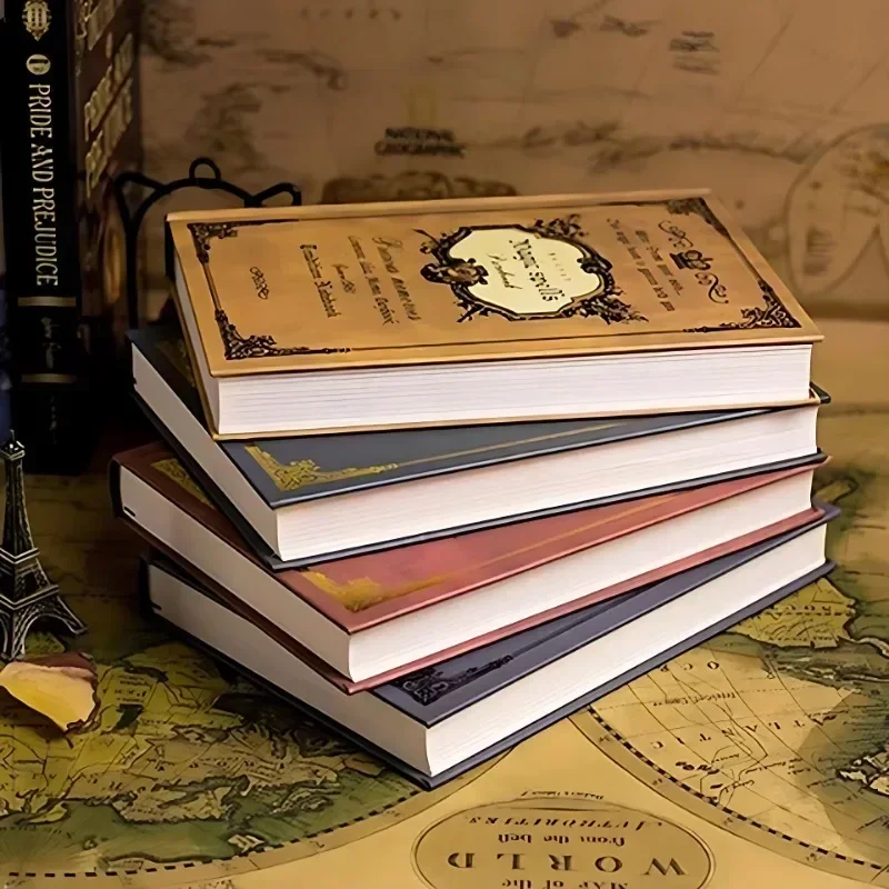 빈티지 유럽 노트북, 두꺼운 일기 원장, 학생 문구, 귀여운 한국 버전