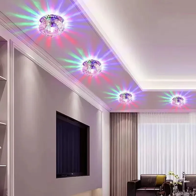 LED Crystal Ceiling Light for Home Decor - Modern Indoor Lighting Fixture