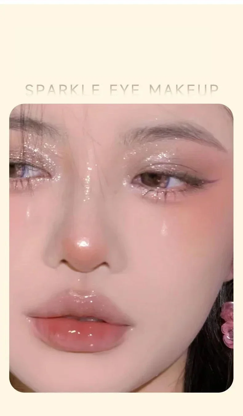 Double-headed Shimmer Eyeshadow Stick Easy Glitter Highlighter Eyeshadow Pencil Brightening Makeup Champagne Gold Eyeliner eyeshadow stick eyeshadow pencil eyeshadow pen eyeshadow eyeliner