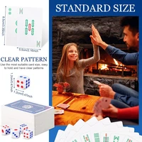 Mahjong Cards Playing Cards Chinese Mah Jongg American Majhong Games  Poker Mahjong Playing Cards with 4 Dices HomeTable Game 2