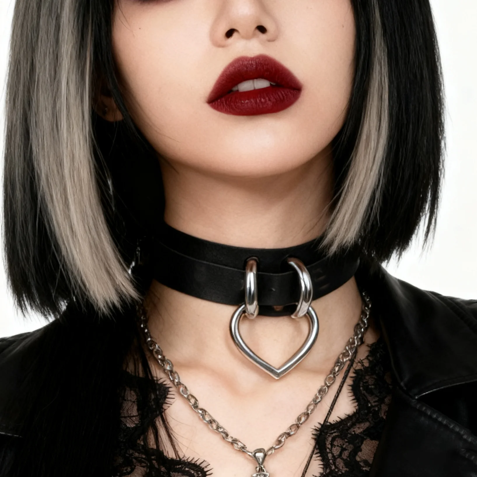 UYEE Punk Spike Metall Kragen YK2 Mädchen Leder Harness Choker Halskette für Frauen Party Club Chockers Gothic Gürtel Harajuku