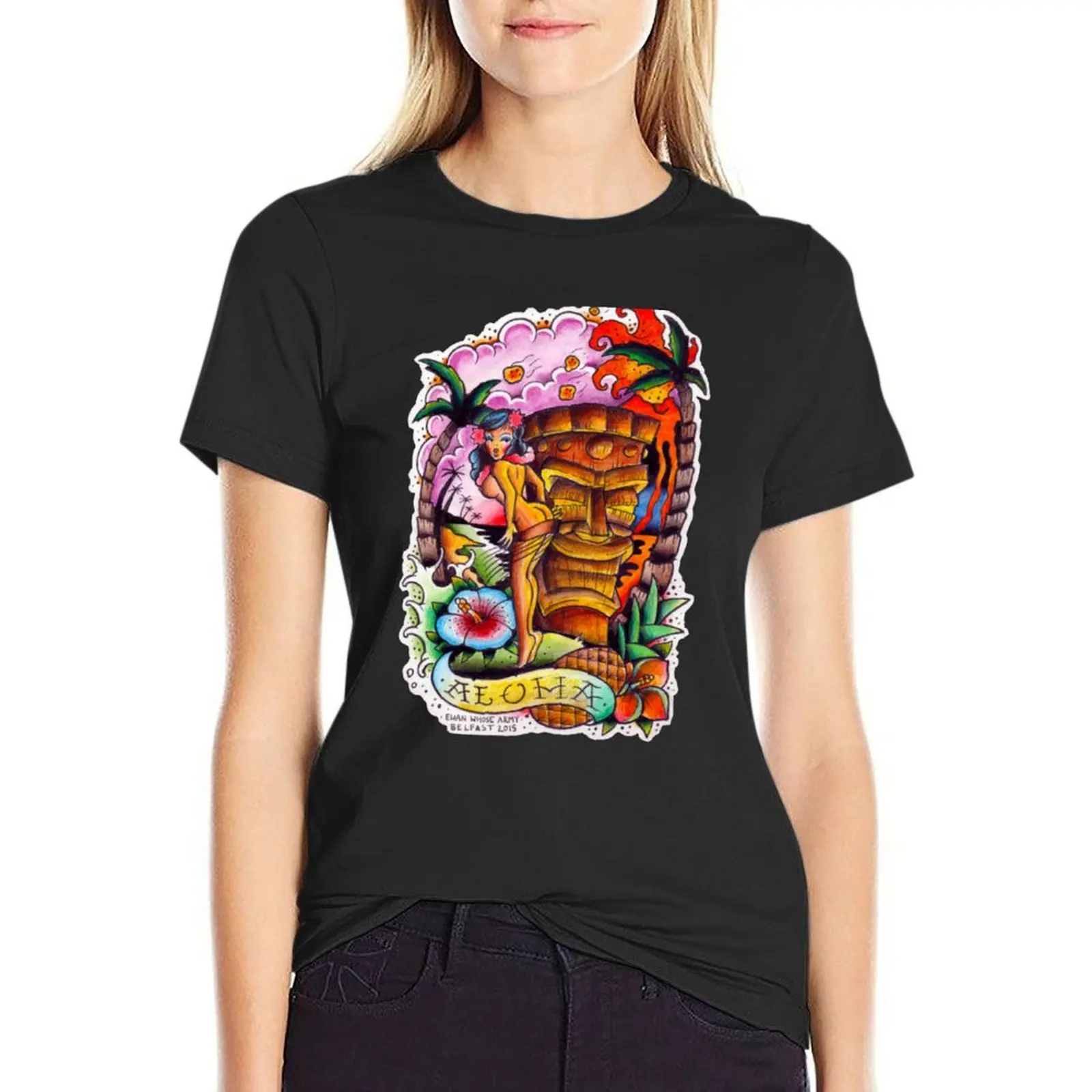 

Aloha! T-shirt shirts graphic tees cute tops Women t-shirts
