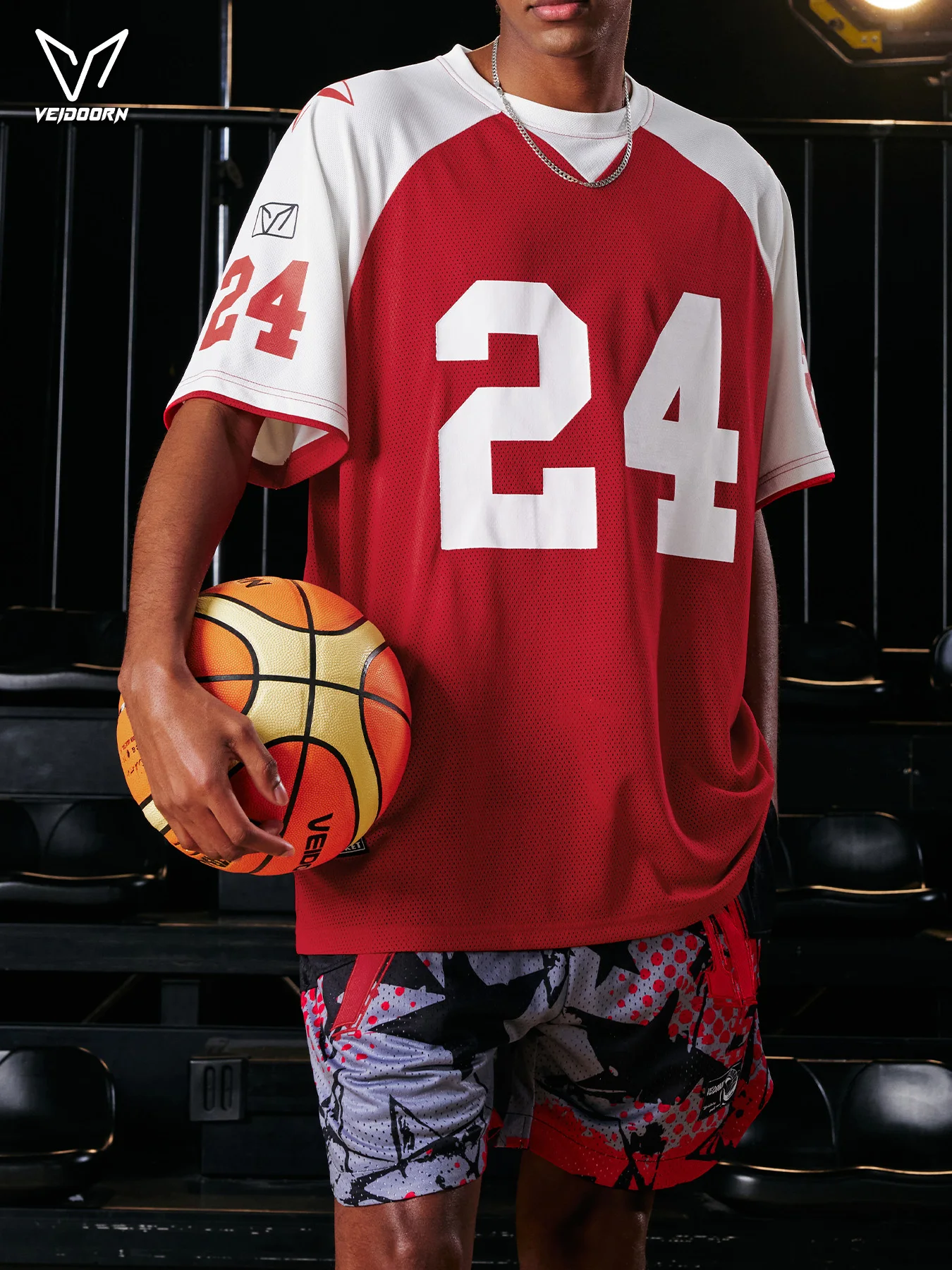Veidoorn Unisex Oversized Athletic T-Shirt Image 5