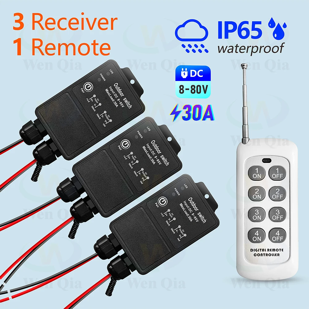 3 Receiver 1 Remote