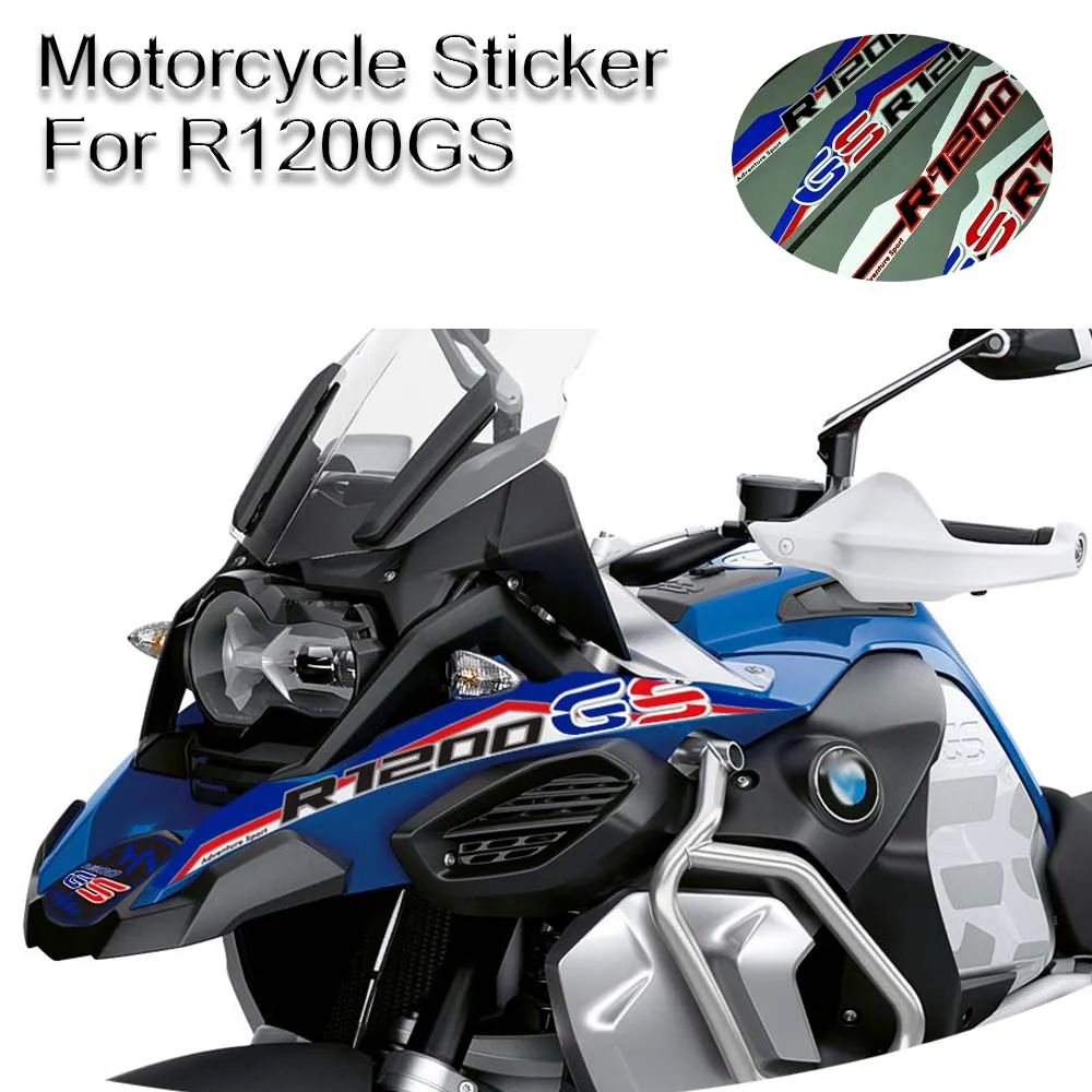 For BMW R1200GS R1200 R 1200 GS GSA Motorcycle Stickers Protector Fairing Fender Extension Wheel Extender Adventure 2016 2017 for bmw r1200gs r1200 r 1200 gs gsa 2016 2017 motorcycle stickers protector fairing fender extension wheel extender adventure