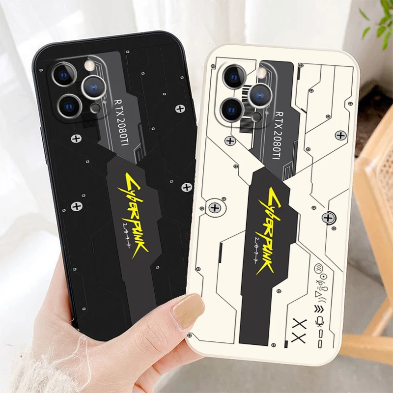 Capa Luminosa para Celular Cyberpunk, Essencial Brilhante para  Trendsetters, Moda Legal, iPhone 11, iPhone 12, iPhone 13 Pro ou Pro Max,  Iluminação Extravagante - AliExpress