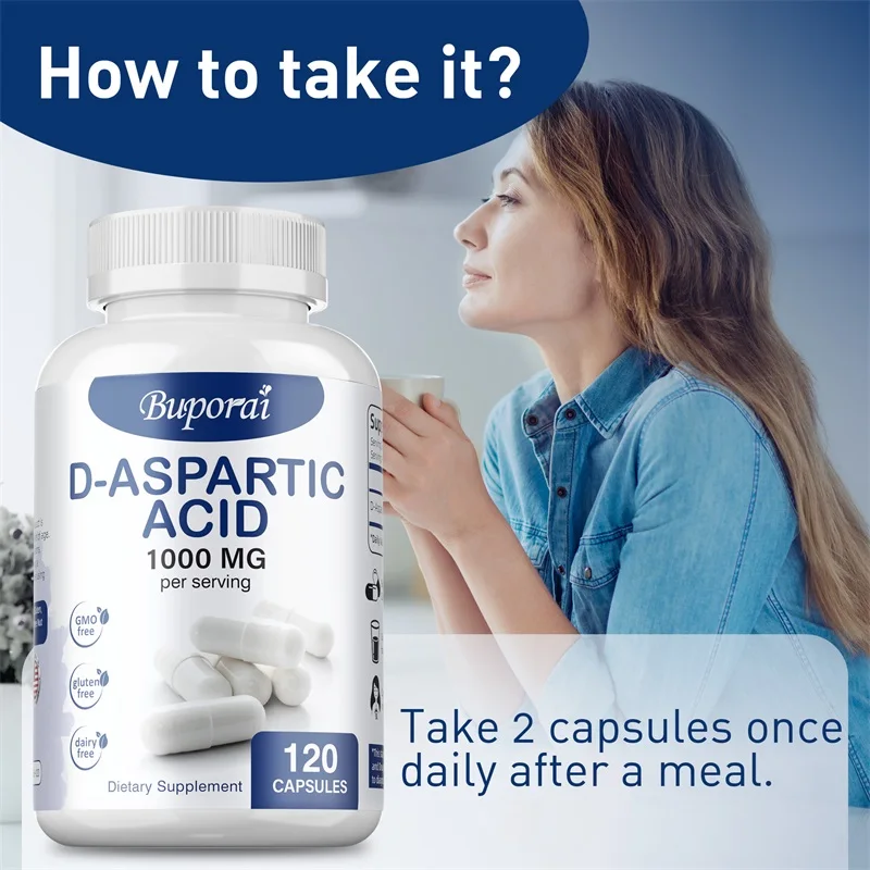 D-Aspartic Acid Energy Booster Supplement