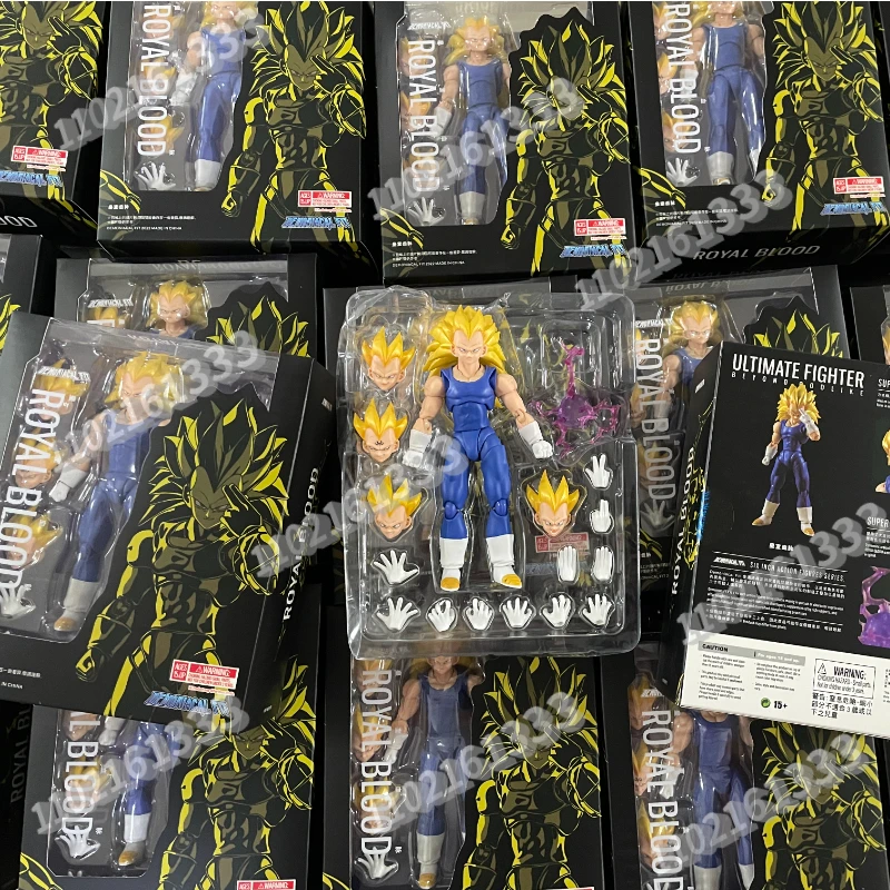 

In Stock Demoniacal Fit DF Dragon Ball S.H.Figuarts SHF Super3 SSJ3 Royal Blood Vegeta Bitter 2023 New Anime Action Figures Toys