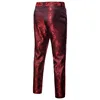Punk Gothic Men Party Performance Steampunk Cosplay Victorian Pants Street Court Pattern  Colombian Woman Denim Noble Longs 5
