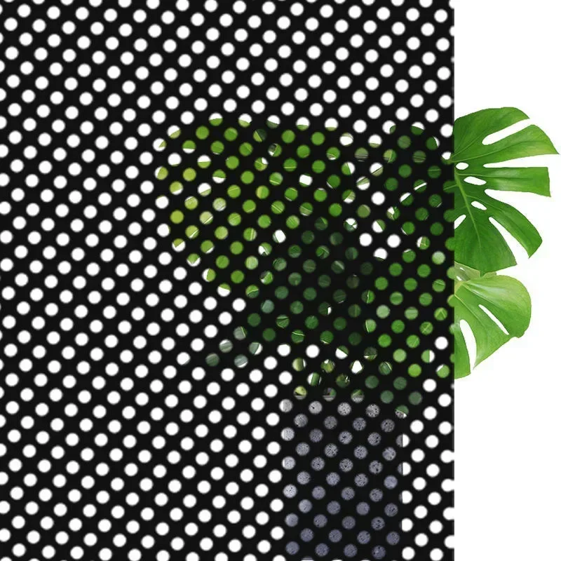 Window Film Glass Film Window Wall Stickers Self-Adhesive Mesh Shading Car Shading Insulation Home Office Decoration 45*200CM