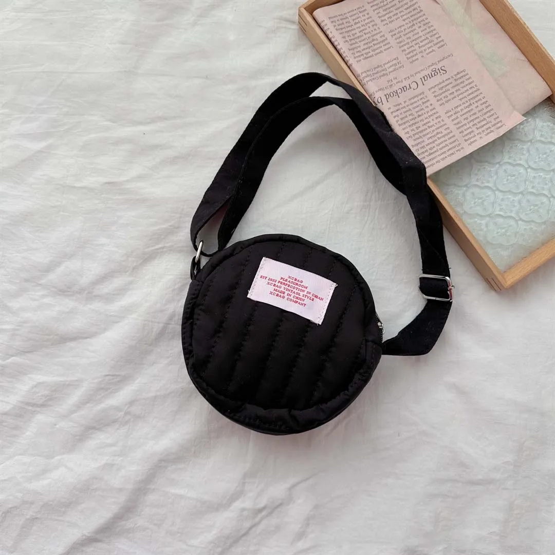 Korea Baby Bag With Label Children's Casual Wallet Bags Kids Bags For Boys Girls One Shouldre Bags Chidlren Messenger Bags 4