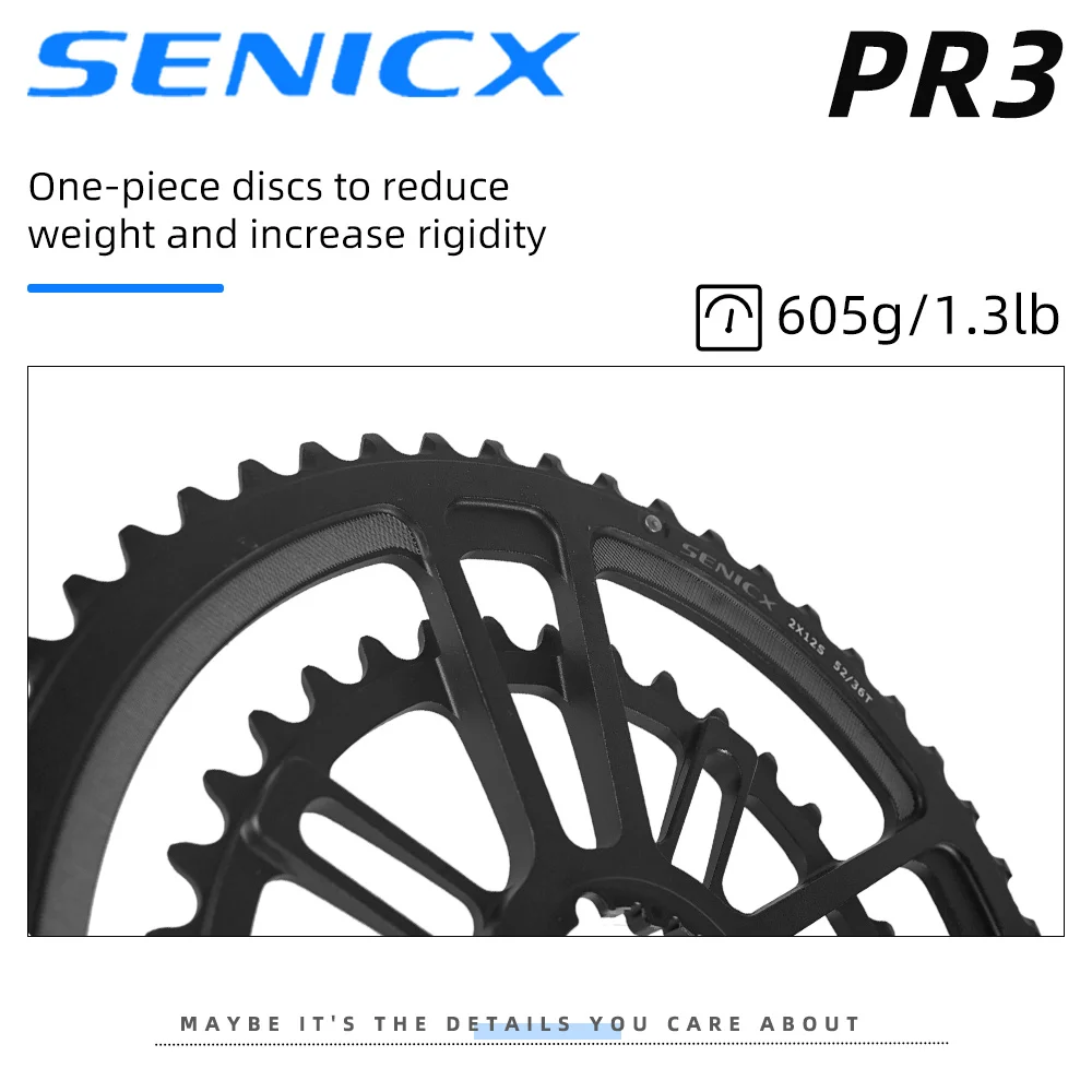 SENICX PR3 High-Quality Road Bicycle Crankset 165/170/172.5/175mm