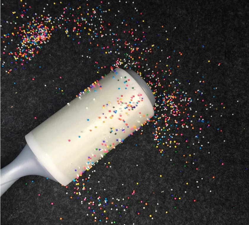 

Wholesale Hot Selling Straight Spiral Adhesive Paper Sticky Lint Roller Pet Hair Remover Sticky Lint Roller Tools