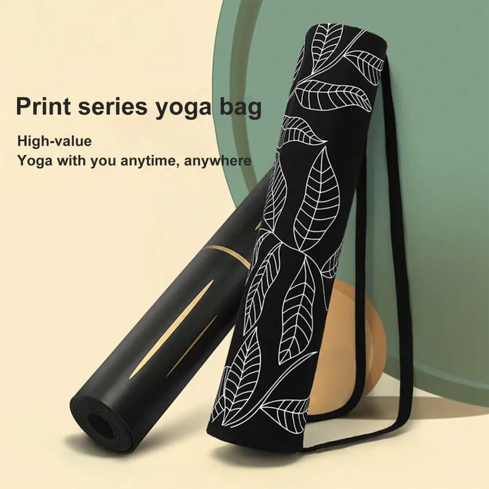 

Sports Yoga Bag Large Capacity Leaf Print Store Items Polyester Cotton Canvas Gym Bag Sports Travel Duffel Bags For Yoga