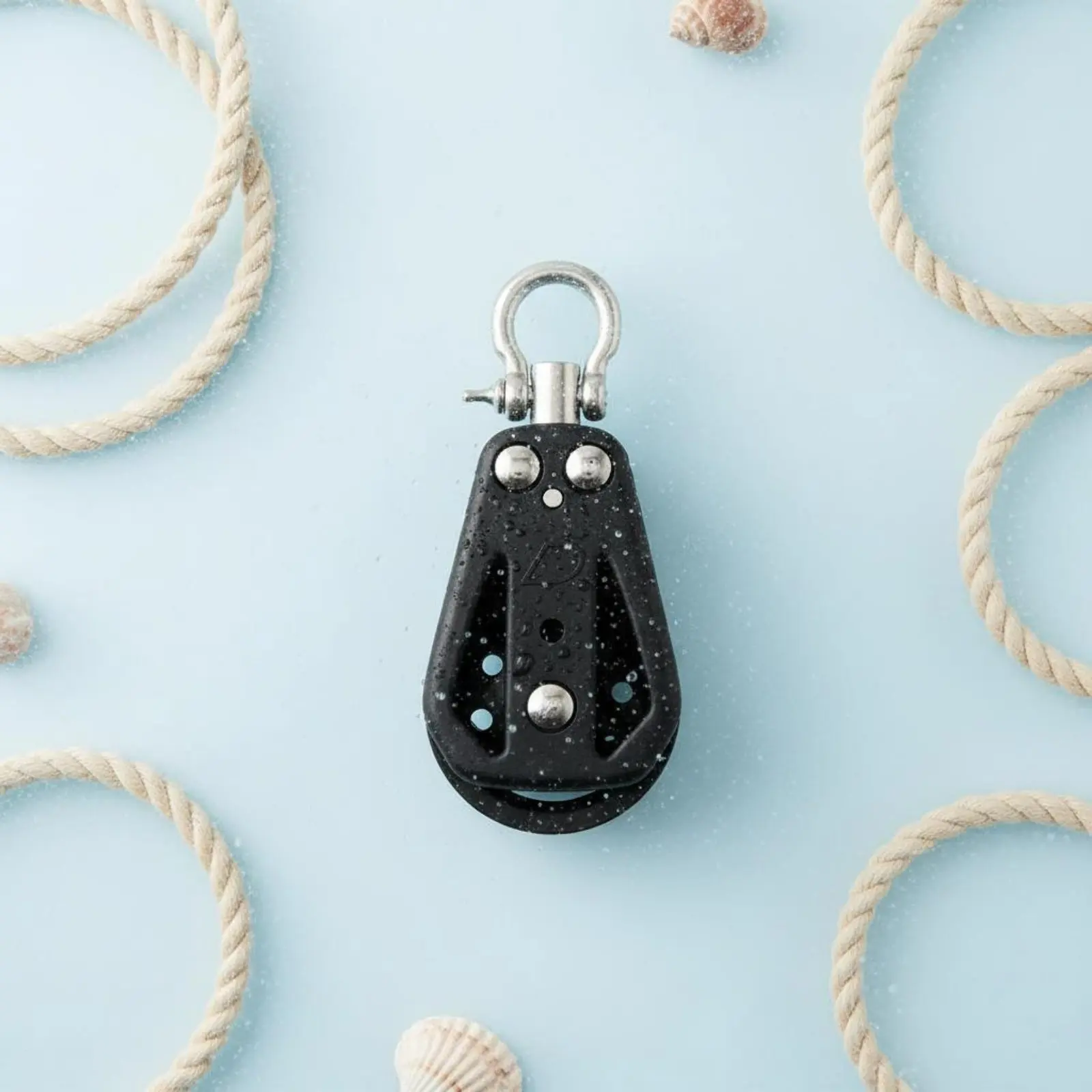 세일보트 풀리 블록, 내구성이 뛰어난 U-노치 로프 풀리, 해양용 하드웨어, 견고한 내구성, 세일링 및 보트 타기에 정확하게 설계된 제품