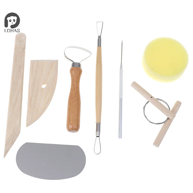 

8 шт., набор ножей для резьбы по воску и керамике