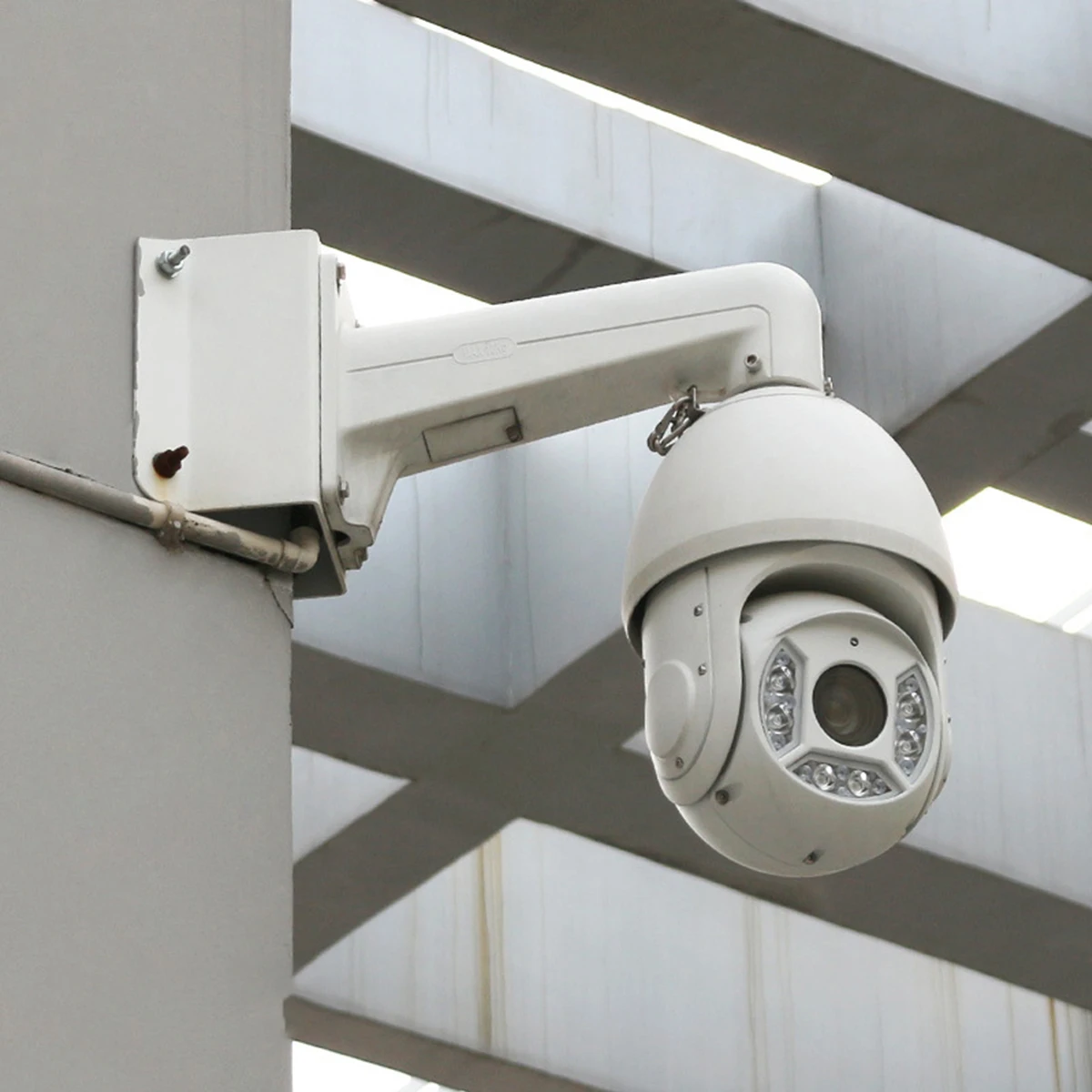 Dome Camera Mounted Vertically
