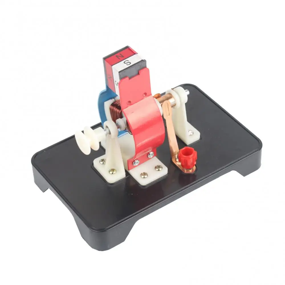 Small DC Electric Motor Model Assemble Kit Physics Science Educational Toys Experiment Instrument with Disassembly Wires Tools
