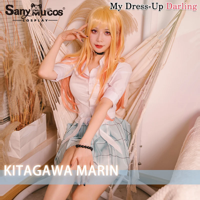 

Anime Marin Kitagawa Cosplay Costume wig My Dress Up JK School Uniform Skirt Outfits Halloween Carnival Suit