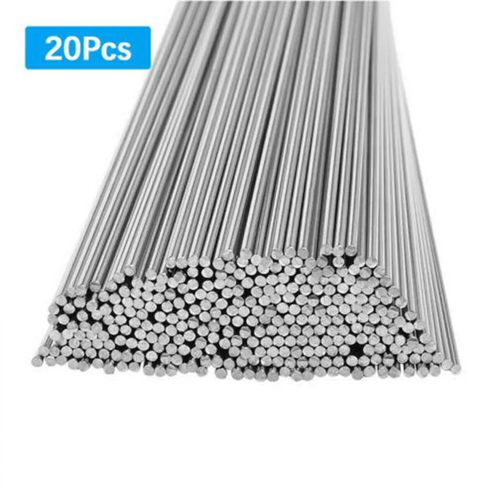 

20Pcs 1.6mm Aluminum Welding Rods Low Temperature Welding Solder Repair Rods Rod Solder For Soldering Aluminum No Need Solder P