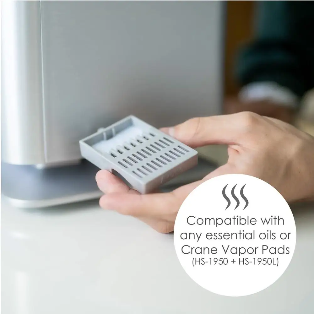 Top Fill Warm & Cool Mist Humidifier Remote Control 500 Sq. Ft UV Ionizing Aroma Tray Whisper Quiet Night Light Easy Clean 24hr 6