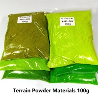 Simulation Fine Tree/Grass Terrain Powder Sponge Materials 100G For HO Train Railway Building Sand Table Scene Layout 1