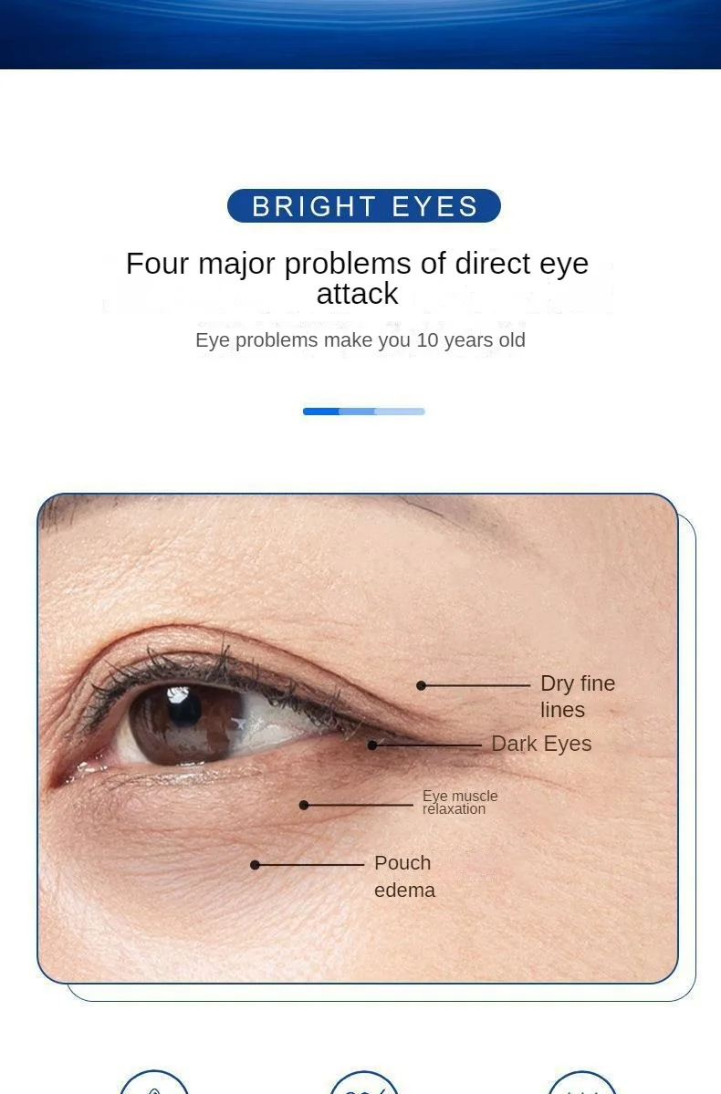 Mascarillas para los ojos, parches hidratantes y Antienvejecimiento
