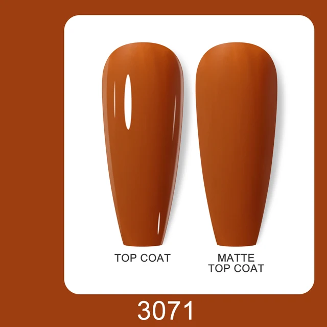 Arte Clavo 15ml Brown Coffee Color UV Gel For Nail Gel Nail Polish Varnish Hybrid Glitter Decoration Base Top Coat Set 3071