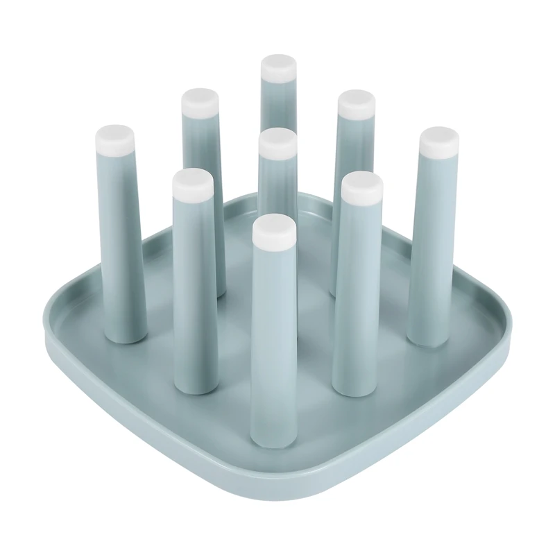 SEWS Dish Rack Bottle Drying Rack Cup Drying Rack,9 Cups Drying Holder