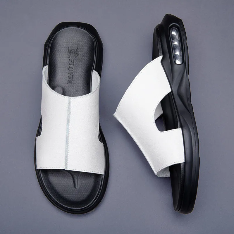 High Quality Men's Summer Sandals Casual Flip Flops Outdoor Non-slip Thick-soled Beach Fashion Slippers Large Size 44 Flip Flops