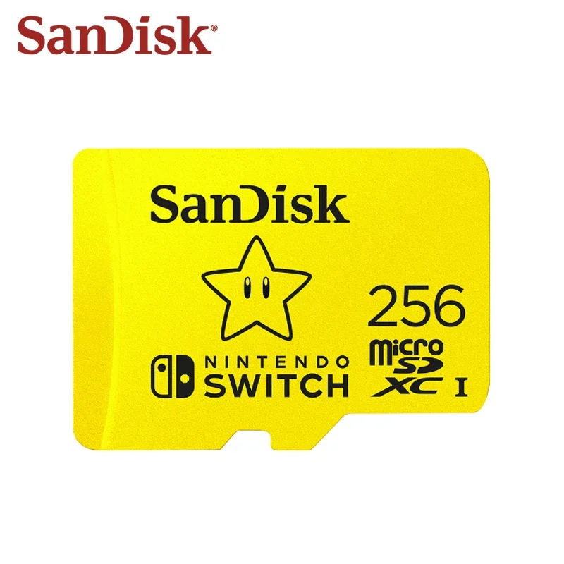 닌텐도 스위치용  샌디스크 메모리 카드, 마이크로 SDXC 카드, 최대 100 MB/s 플래시 카드 읽기, 400GB, 128GB, 256GB, 512GB TF
