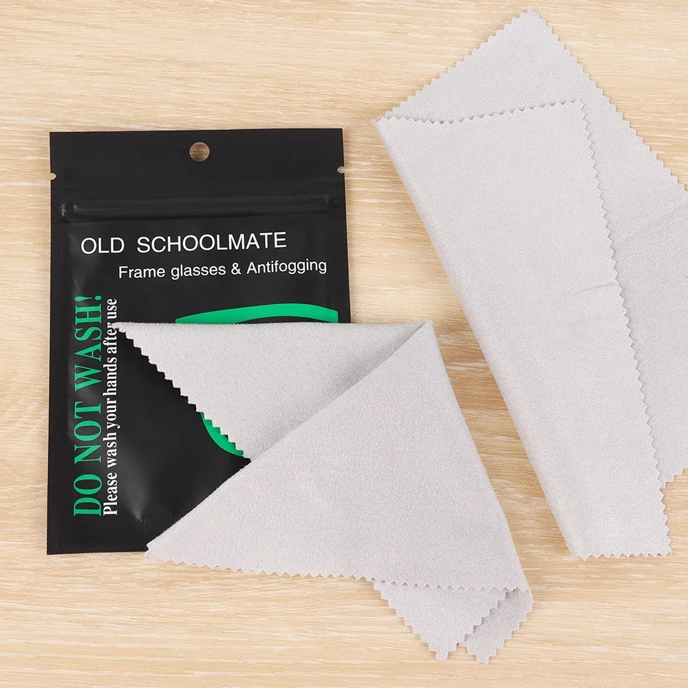 Anti-fog Suede Glasses Cloth Reusable Microfiber Anti-fog Glasses Cloth Glasses Lens Anti-fog Mobile Phone Cleaning Wipes