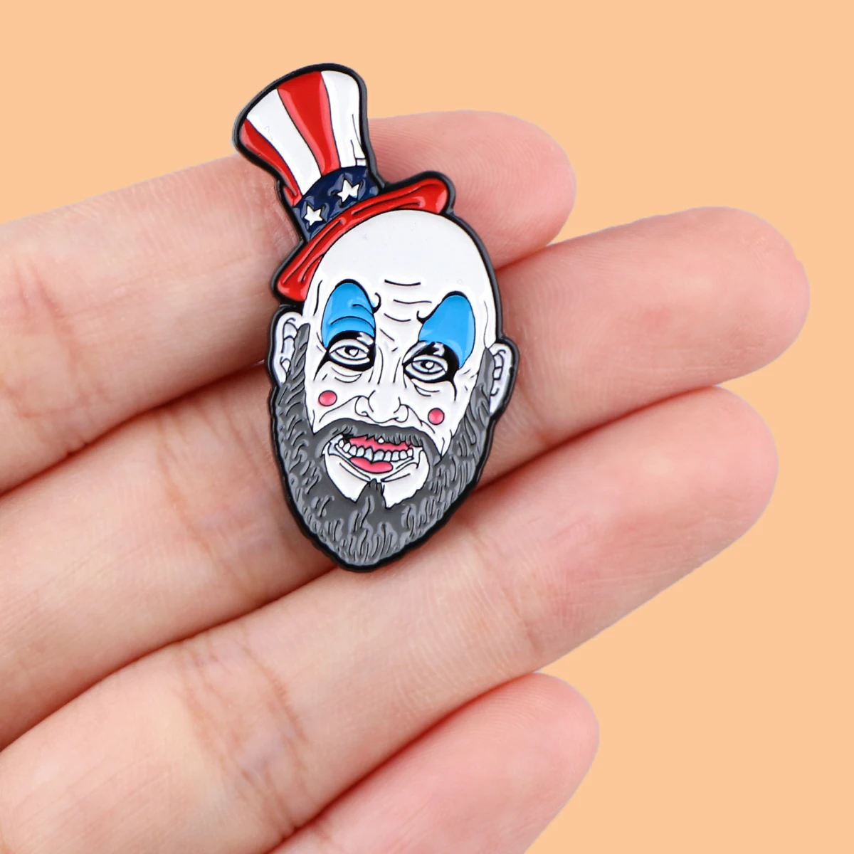 

Halloween Horror Clown Enamel Pin Brooch Pines Ghost Lapel Pins Badge on Backpack Accessories Movie Art Jewelry Christmas Gift