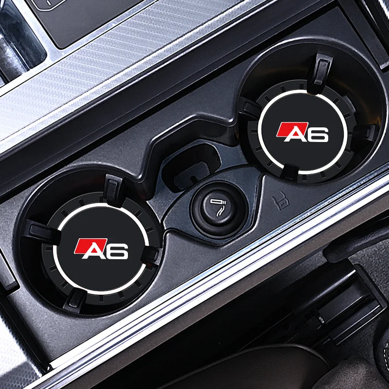 2pcs Car Cup Holder Anti Slip Insert Coasters Pads AUDI A1 A3 A4 A5 A6 A7 A8 Q3 Q7 Q8 TT Auto Water Cup Holder Silicone Mats cup holder coasters,car non slip mat,non slip mat,cup holder inserts,car coaster pads,silicone anti slip pad,silicone anti skid pad,cup holder insert