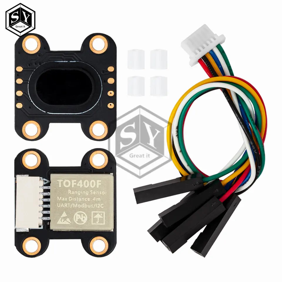 VL6180 VL53L0 VL53L1 Time-of-Flight (ToF) Laser Ranging Built-in MCU Algorithm TOF050F TOF200F TOF400F 50CM/2M/4M MODBUS/IIC I2C image 4