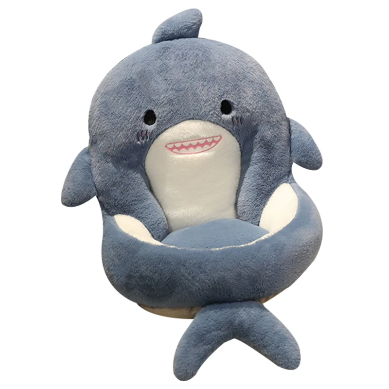 

New Cartoon Stereoscopic Shark Cushion Kawaii Stuffed Toy Plush Throwing Pillow Soft Cartoon Pillow Doll Cute Child Gift
