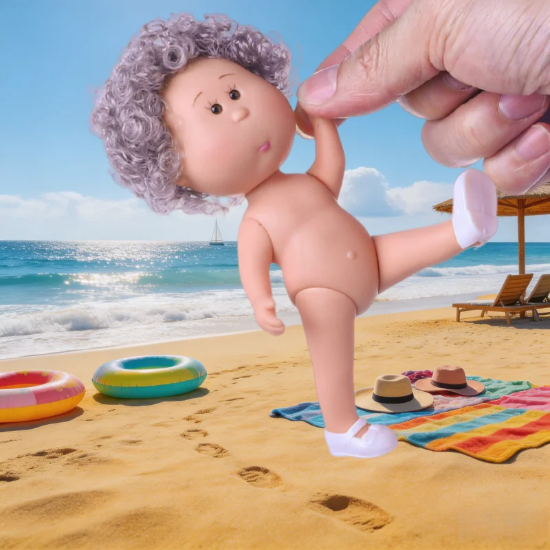 14cm 미니 감자 인형 움직일 수 있는 관절 DIY 플라스틱 귀여운 의류 드레스업 인형 어린이 동반자 장난감 소녀 생일 선물