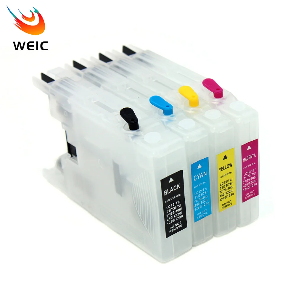 Printer Supplies Ink Cartridge Inkjet Ink Cartridge Refill Ink Cartridge No Chip For Brother LC40 LC73 LC75 LC77 LC79 LC12 LC17 LC71 LC400 LC450 LC1220 LC1240 LC1280 157C 330C 350C