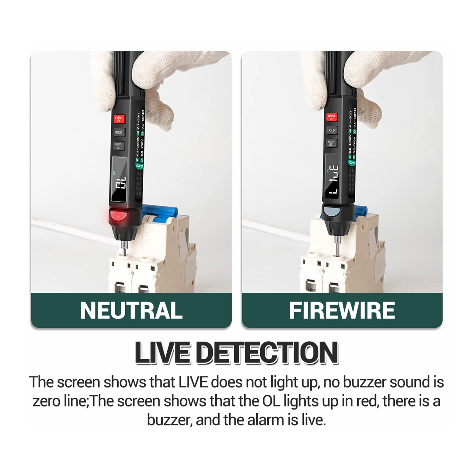 ANENG Digital Multimeter Tester A3007/A3008 Auto Sensor Pen Tester 6000 Counts Voltage Test Digital Multimeter Multimeter Tester