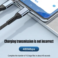 UGOURD PD240W Ultra Fast Charge Cable Type Usb C 100W type c Charger Cable for iphone 15 xiaomi MacBook Pro With E-Marker chip - Image 4