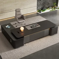 High Quality Luxury Office Desk Boss Vintage Chinese Reading Reception Desks Stand Up Work Storage Escritorio Oficina Furniture